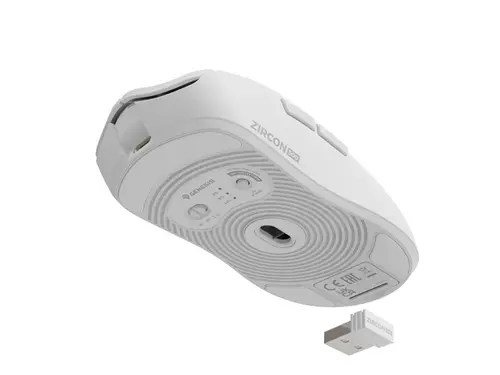 Mouse, Genesis Wireless Gaming Mouse Zircon 500 G2 10000dpi, Alb - 7