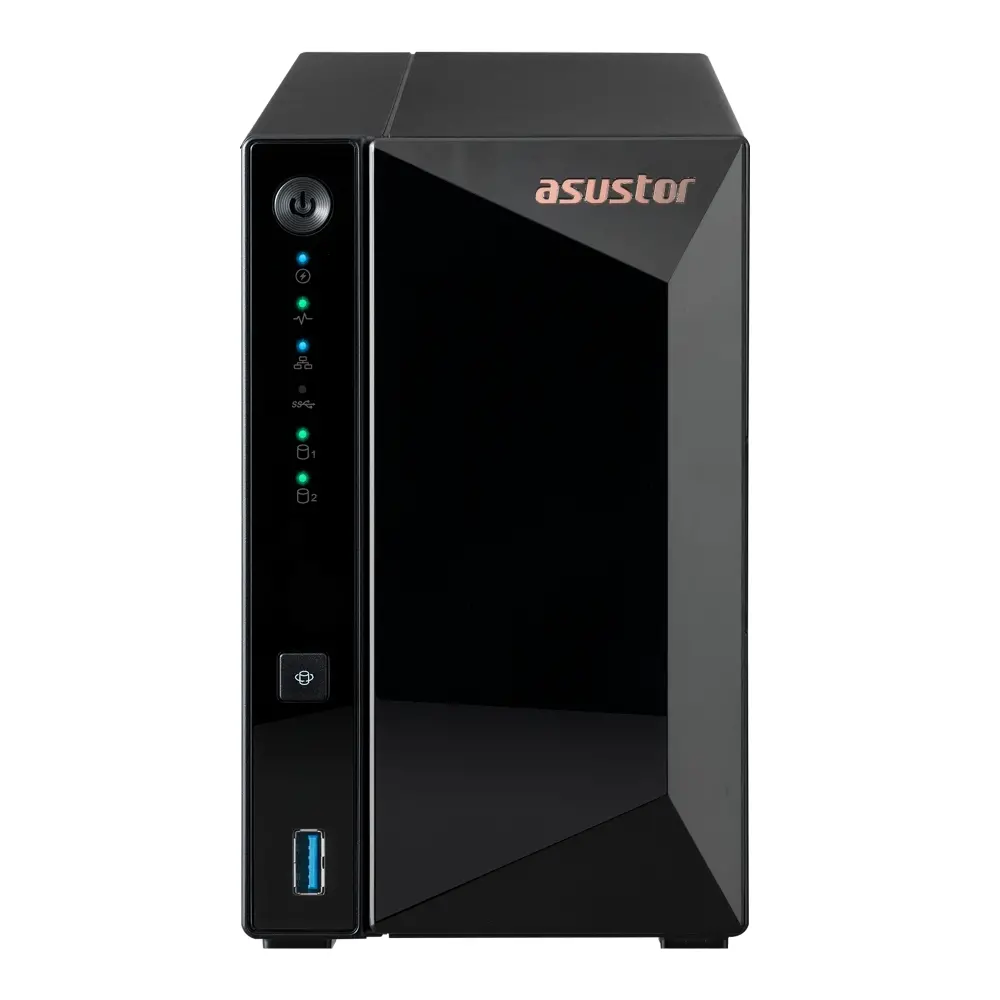 Δικτυακός αποθηκευτικός χώρος, Asustor AS3302T_V2, 2 bay NAS, Realtek RTD1619B, Quad-Core, 1.7GHz (not ex.), 2.5GbE x1, USB3.2 Gen1 x3, WOW (Wake