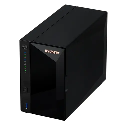 Storage în rețea, Asustor AS3302T_V2, 2 bay NAS, Realtek RTD1619B, Quad-Core, 1.7GHz (not ex.), 2.5GbE x1, USB3.2 Gen1 x3, WOW (Wake on WAN) - 2