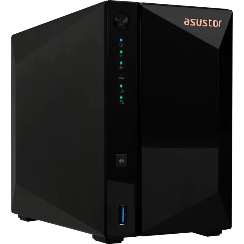 Storage în rețea, Asustor AS3302T_V2, 2 bay NAS, Realtek RTD1619B, Quad-Core, 1.7GHz (not ex.), 2.5GbE x1, USB3.2 Gen1 x3, WOW (Wake on WAN) - image 3