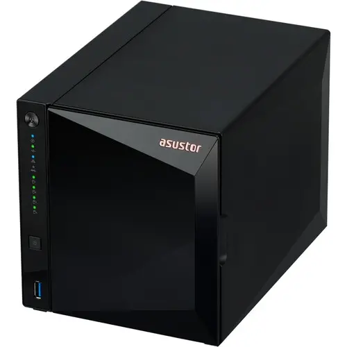 Мрежов сторидж, Asustor AS3304T_V2, 4 bay NAS, Realtek RTD1619B, Quad-Core, 1.7GHz, 2GB DDR4 (not ex.), 2.5GbE x1, USB3.2 Gen1 x3, WOW (Wake on WAN), Ttoolless installation, with hot-swappable tray, hardware encryption, MyArchive, EZ connect, EZ Sync, WoL, System Sleep - image 4