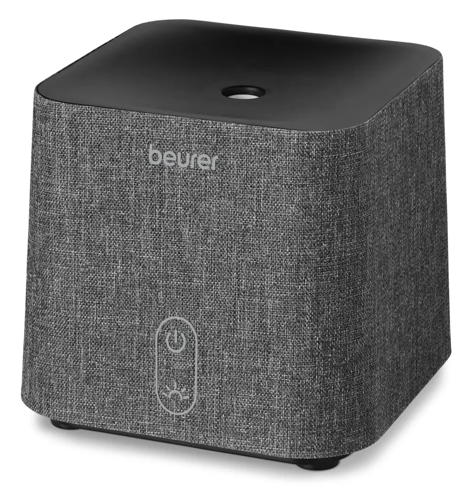 Aromatizor, Beurer LA 35 difuzor de arome, atomizare ultrasonică micro-fină, lumină LED pe două niveluri, până la 20 m2, 12W, husă din material