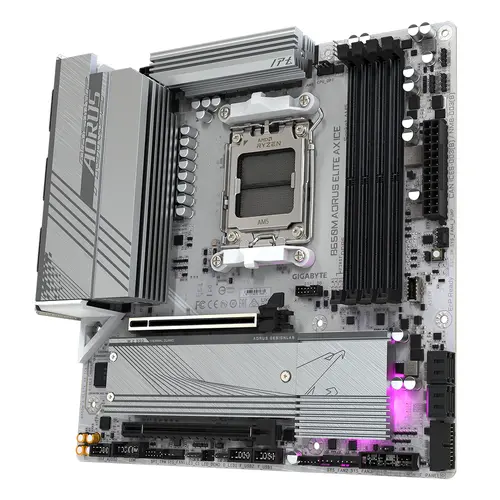 Дънна платка GIGABYTE B650M AORUS ELITE AX ICE - image 1
