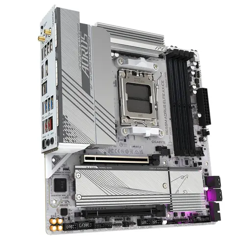 Дънна платка GIGABYTE B650M AORUS ELITE AX ICE - image 2