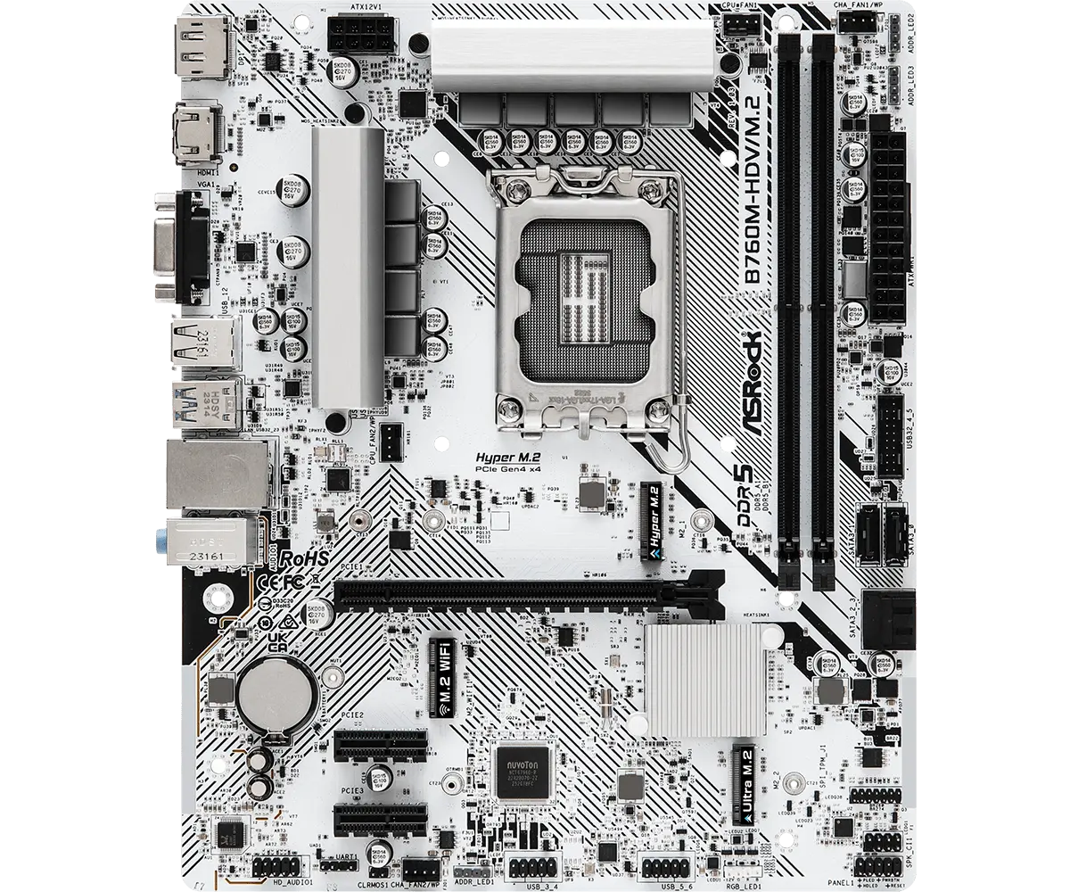 Дънна платка, ASROCK B760M-HDV/M.2 - image 1