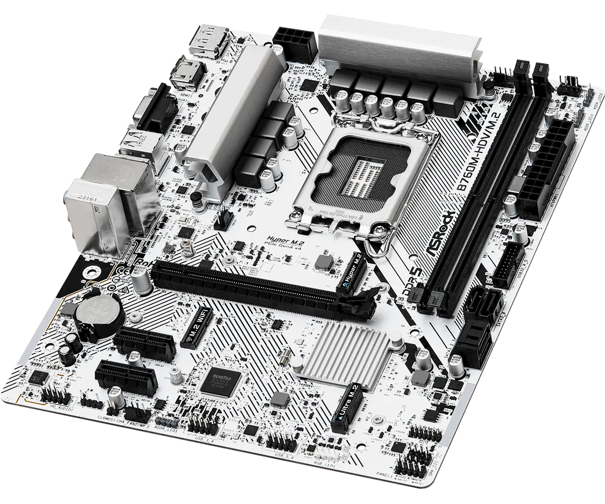 Μητρική πλακέτα, ASROCK B760M-HDV/M.2 - image 2
