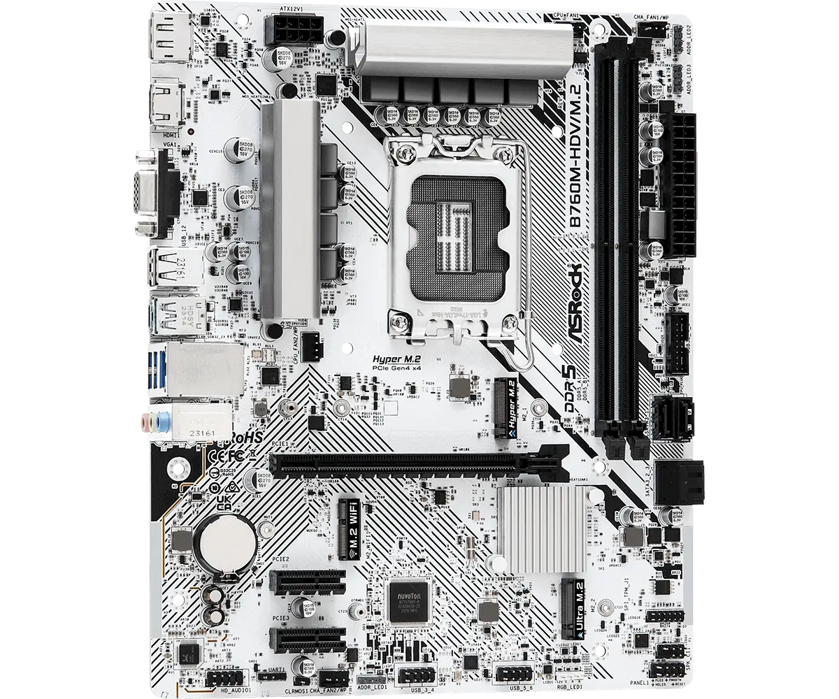 Дънна платка, ASROCK B760M-HDV/M.2 - image 3