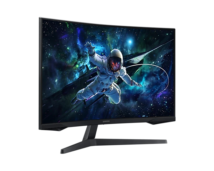 Монитор, Samsung 27CG552 27" Odyssey G5 Curved VA 2560x1440 1ms 165Hz  DP HDMI Black - image 2