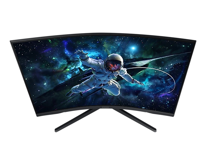 Монитор, Samsung 27CG552 27" Odyssey G5 Curved VA 2560x1440 1ms 165Hz  DP HDMI Black - image 3