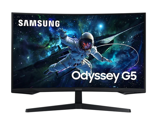 Монитор, Samsung 27CG552 27" Odyssey G5 Curved VA 2560x1440 1ms 165Hz  DP HDMI Black