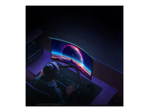 Монитор, Samsung 32CG552 32" Odyssey G3 Curved VA 2560x1440 1ms 165Hz DP HDMI Black - image 6