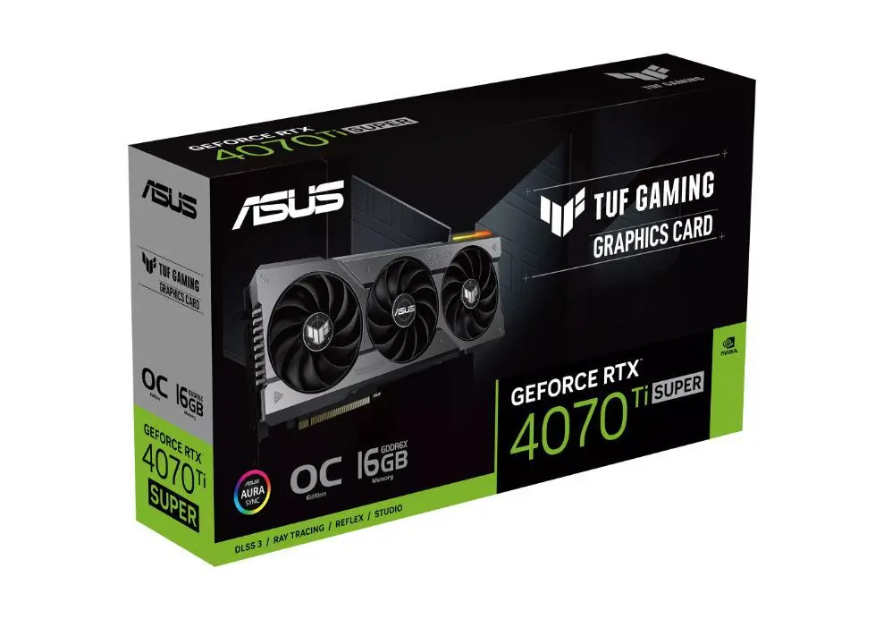 Видео карта ASUS TUF GAMING RTX 4070 TI SUPER OC 16GB GDDR6X