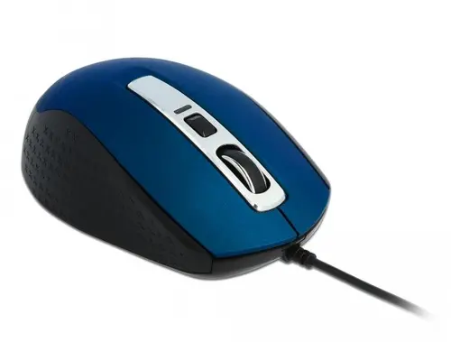 Оптична мишка DeLock, USB-A, 5 бутона , Синя - image 1