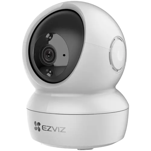 Ezviz H6c 4MP IP Pan & Tilt Smart Home Camera, F2.4@1/3" Progressive Scan CMOS; 4mm, view angle: 85°(Diagonal), 75° (Horizontal), 45°(Vertical); H.265; 2560 × 1440; Max:20fps; Micro SD card (Max. 256G); IR up to 10m, RJ45 x1