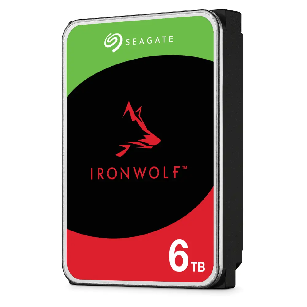 Твърд диск, Seagate IronWolf 6TB ( 3.5", 256MB, 5400 RPM, SATA 6Gb/s ) - image 1