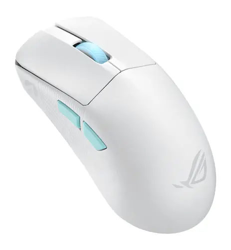 Мишка, Asus ROG Harpe Ace Aim Lab Edition Gaming Mouse, 54 g Ultra-Lightwieght, Connectivity (2.4GHz RF, Bluetooth, Wired), 36K DPI Sensor, 5 Programmable Buttons, ROG SpeedNova, Esports & FPS Gaming - image 1
