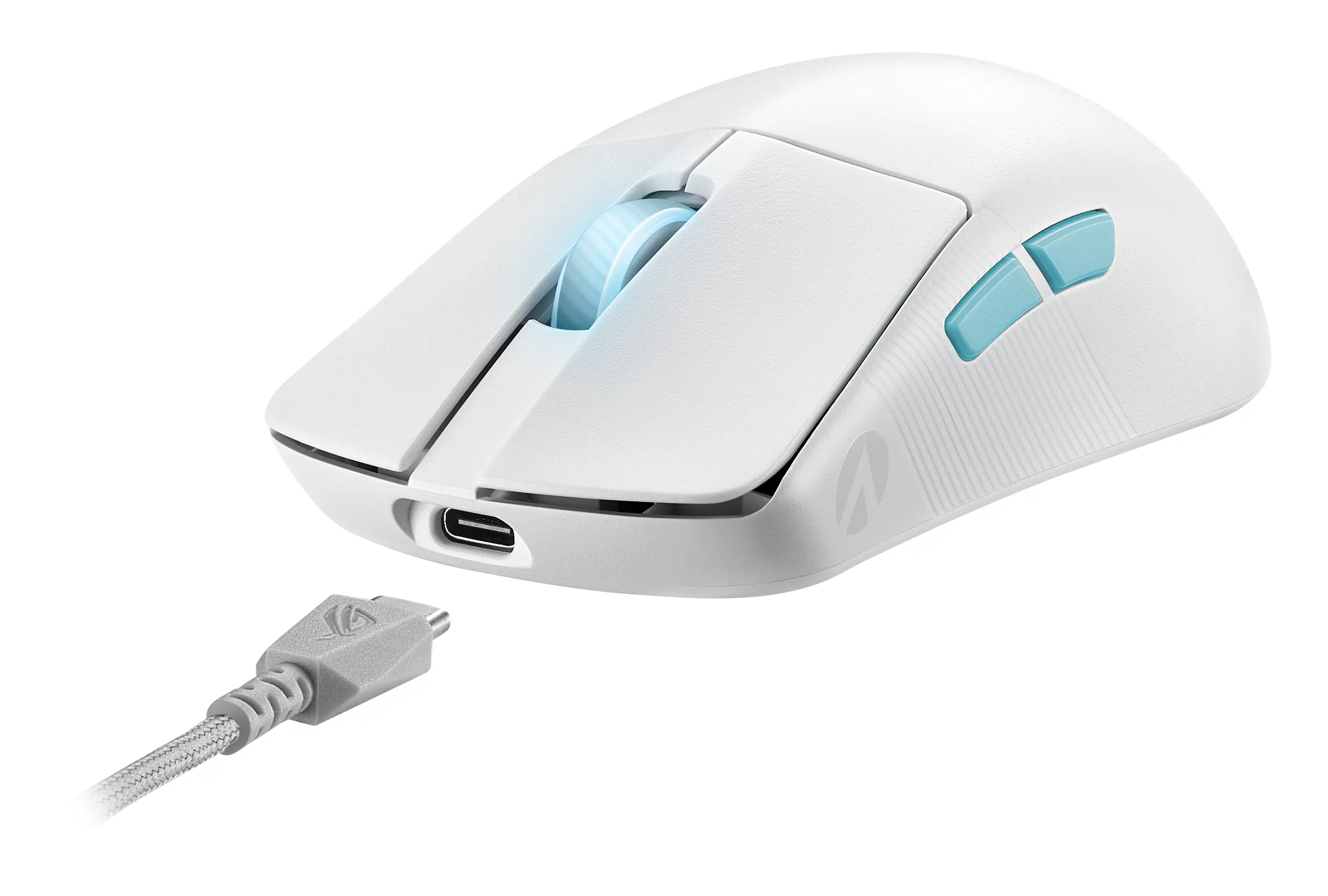 Мишка, Asus ROG Harpe Ace Aim Lab Edition Gaming Mouse, 54 g Ultra-Lightwieght, Connectivity (2.4GHz RF, Bluetooth, Wired), 36K DPI Sensor, 5 Programmable Buttons, ROG SpeedNova, Esports & FPS Gaming - image 5