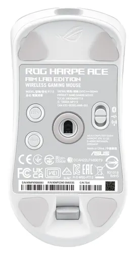 Мишка, Asus ROG Harpe Ace Aim Lab Edition Gaming Mouse, 54 g Ultra-Lightwieght, Connectivity (2.4GHz RF, Bluetooth, Wired), 36K DPI Sensor, 5 Programmable Buttons, ROG SpeedNova, Esports & FPS Gaming - image 8