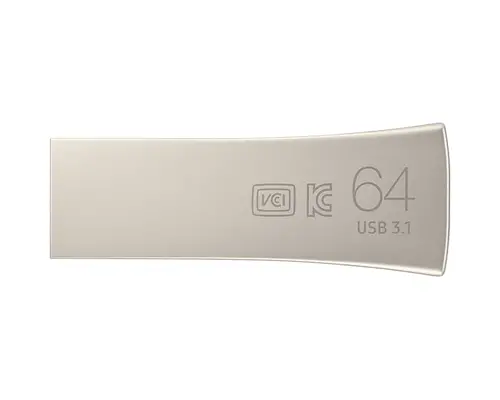 USB stick Samsung BAR Plus, 64GB, USB-A, Ασημί - 1