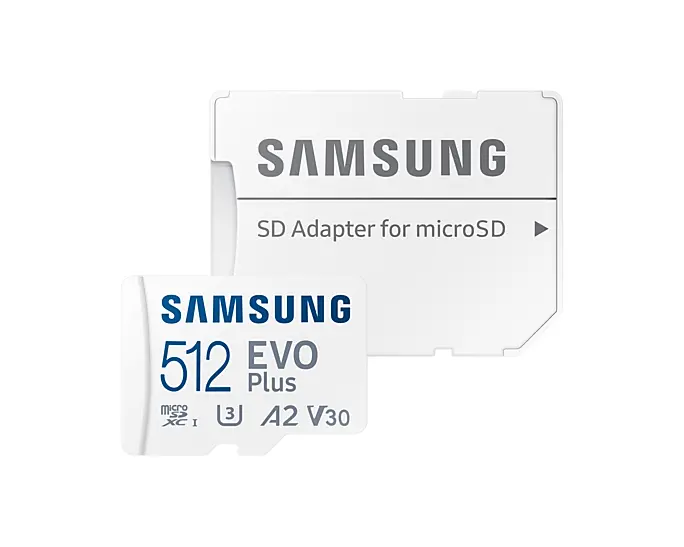 Карта памет Samsung EVO Plus, microSDXC, UHS-I, 512GB, Адаптер - image 3