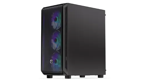 Endorfy Arx 500 ARGB, Mid-Tower, ATX/mATX/mITX, 2x USB-A (3.1 GEN 1), 1x Audio/1x Mic, 4x STRATUS 140 PWM fans with ARGB backlight, Tempered Glass, Steel Panels, 486×228×429mm, 3 Year Warranty - image 1