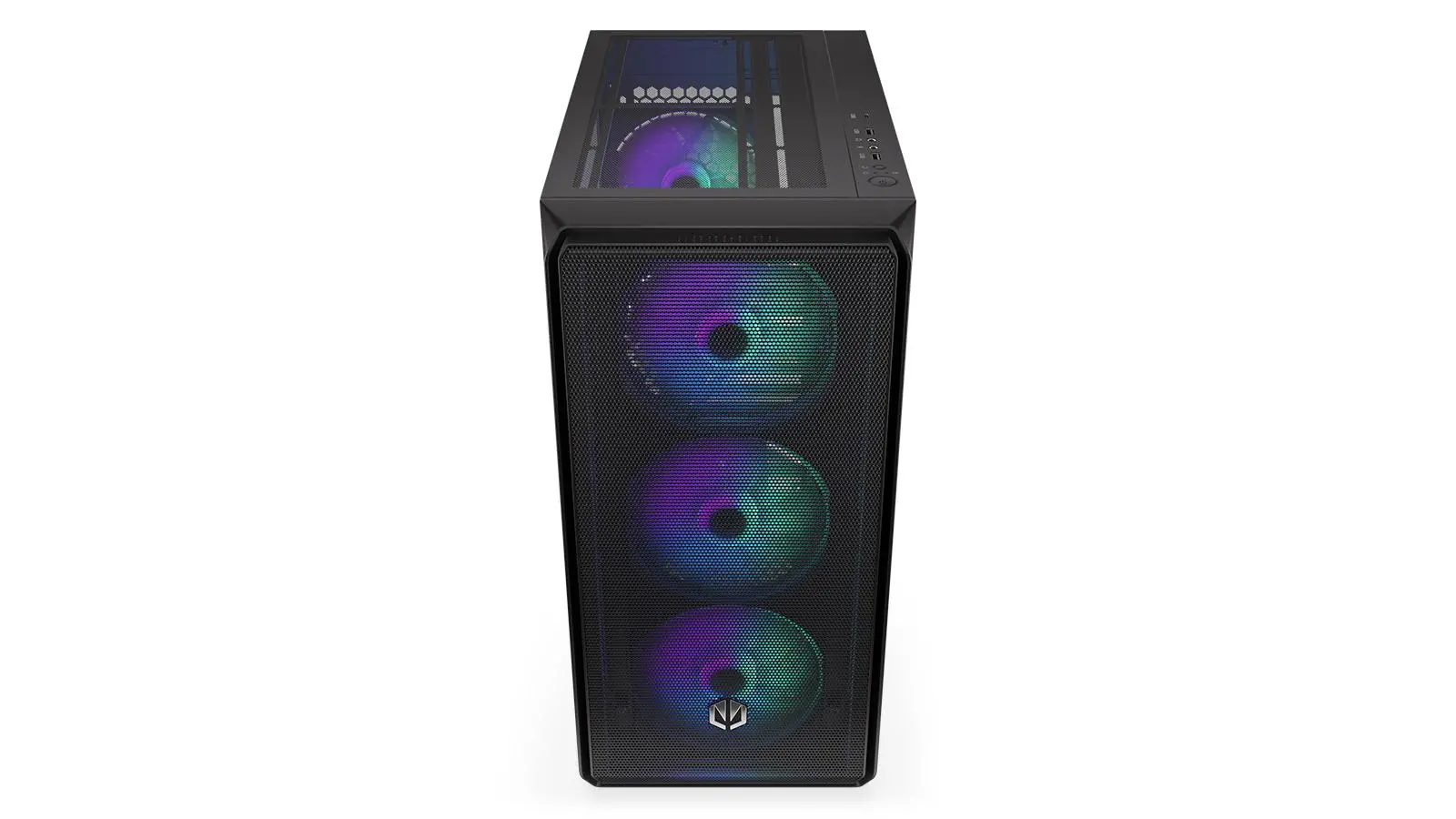 Endorfy Arx 500 ARGB, Mid-Tower, ATX/mATX/mITX, 2x USB-A (3.1 GEN 1), 1x Audio/1x Mic, 4x STRATUS 140 PWM fans with ARGB backlight, Tempered Glass, Steel Panels, 486×228×429mm, 3 Year Warranty - image 4