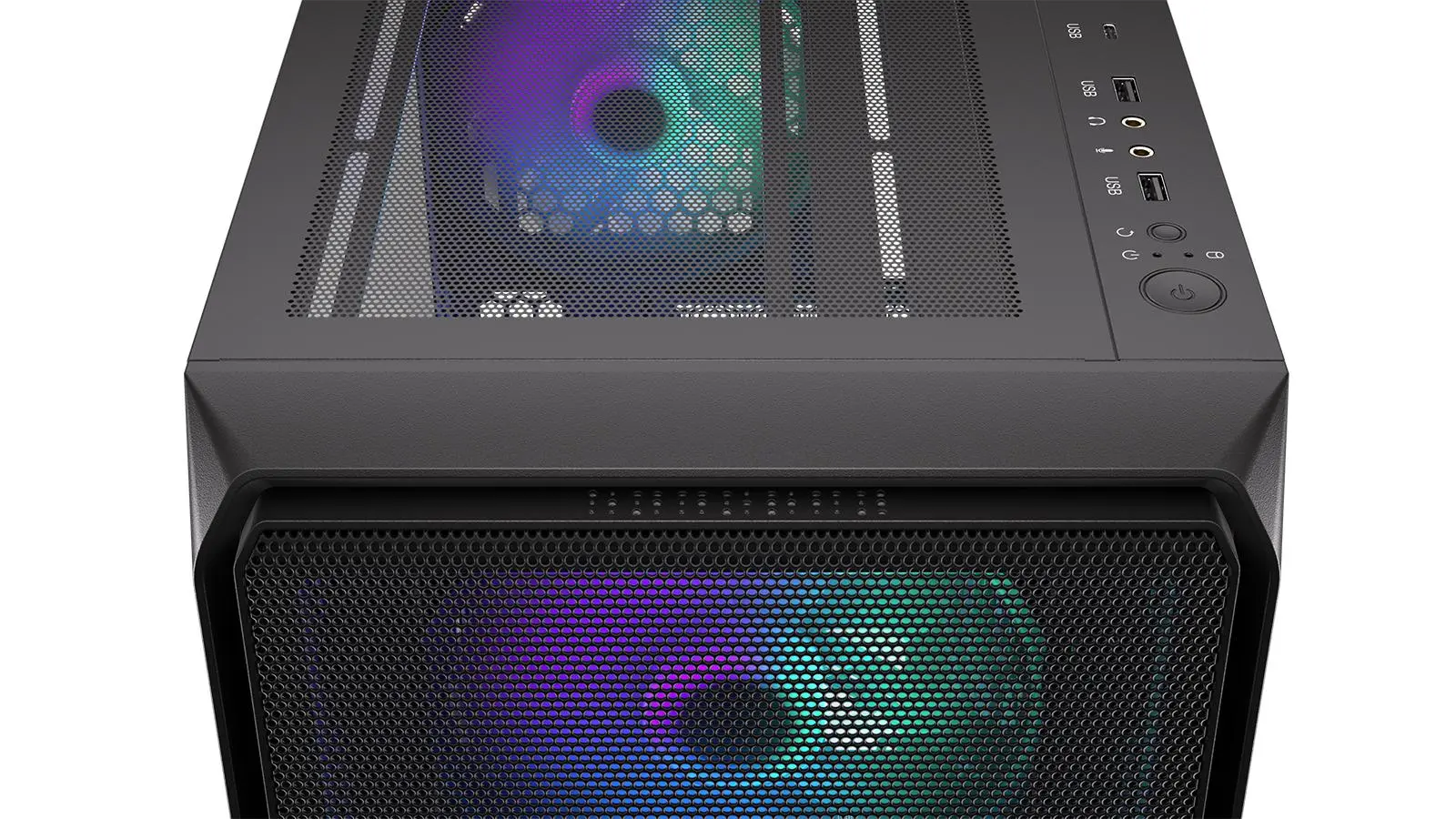 Endorfy Arx 500 ARGB, Mid-Tower, ATX/mATX/mITX, 2x USB-A (3.1 GEN 1), 1x Audio/1x Mic, 4x STRATUS 140 PWM fans with ARGB backlight, Tempered Glass, Steel Panels, 486×228×429mm, 3 Year Warranty - image 5