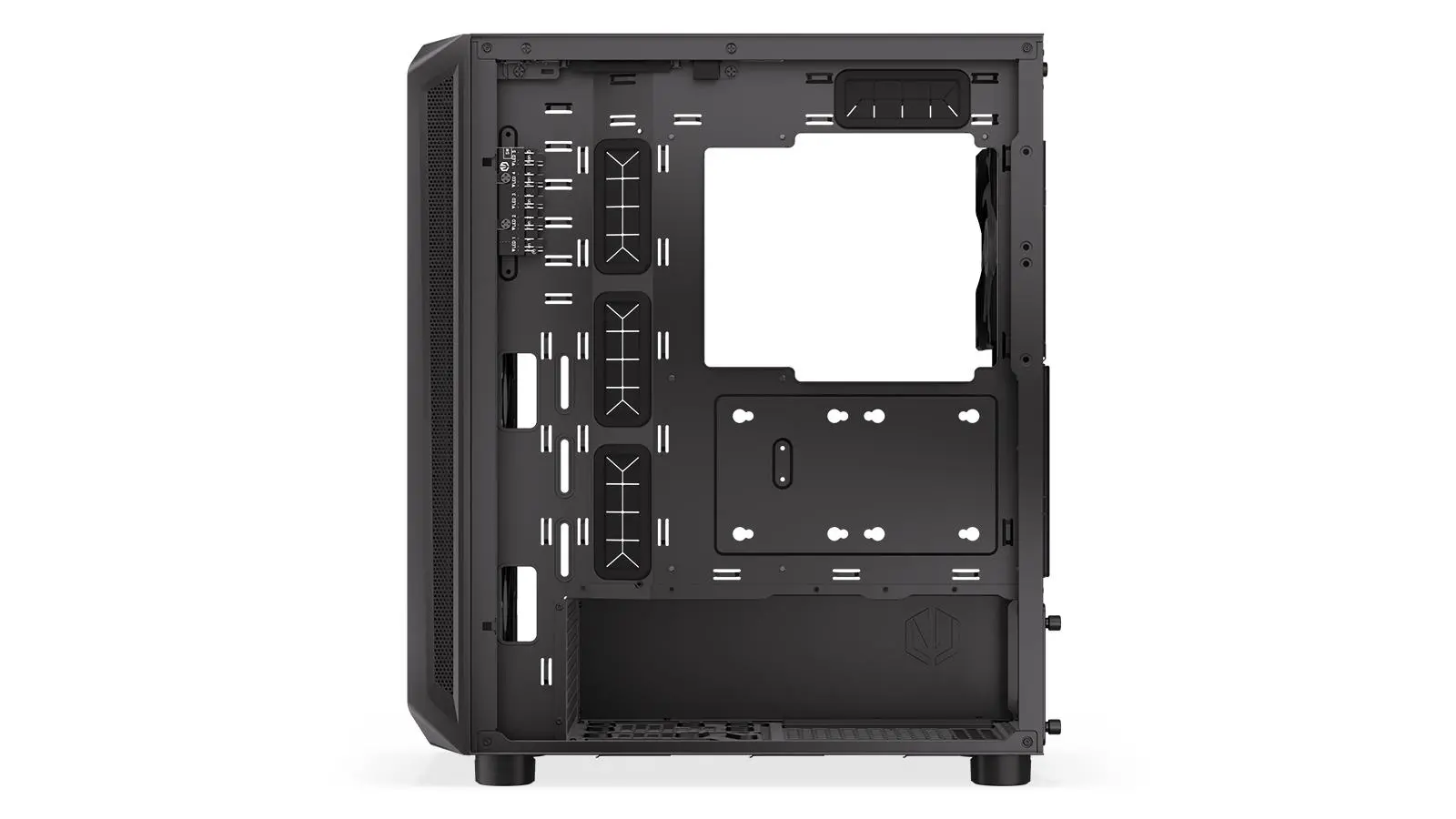 Endorfy Arx 500 ARGB, Mid-Tower, ATX/mATX/mITX, 2x USB-A (3.1 GEN 1), 1x Audio/1x Mic, 4x STRATUS 140 PWM fans with ARGB backlight, Tempered Glass, Steel Panels, 486×228×429mm, 3 Year Warranty - image 8