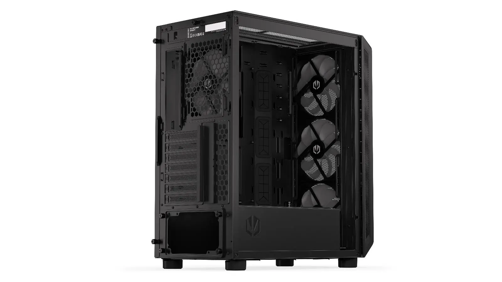 Endorfy Arx 500 ARGB, Mid-Tower, ATX/mATX/mITX, 2x USB-A (3.1 GEN 1), 1x Audio/1x Mic, 4x STRATUS 140 PWM fans with ARGB backlight, Tempered Glass, Steel Panels, 486×228×429mm, 3 Year Warranty - image 9