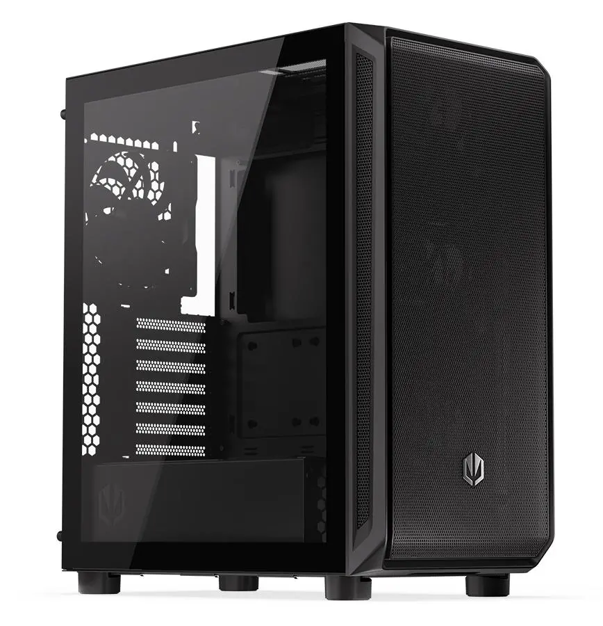 Endorfy Arx 500 Air, Mid-Tower, ATX/mATX/mITX, 2x USB-A (3.1 GEN 1), 1x Audio/1x Mic, 5x STRATUS 140 PWM fans, Tempered Glass, Mesh Front Panel, 486×228×429mm, 3 Year Warranty