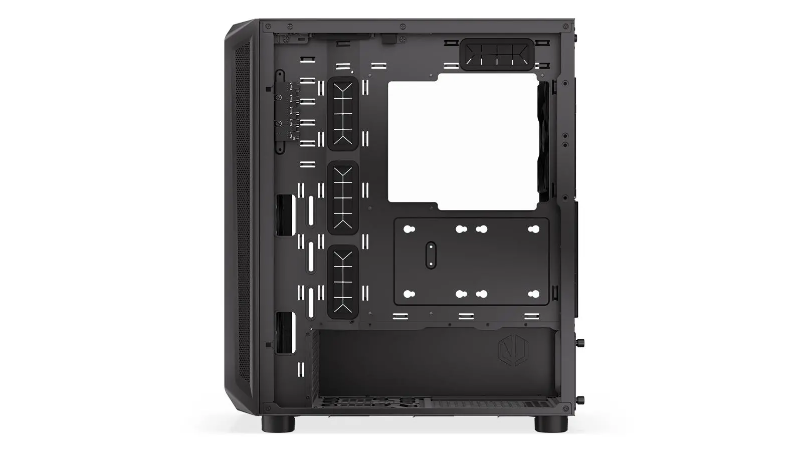Endorfy Arx 500 Air, Mid-Tower, ATX/mATX/mITX, 2x USB-A (3.1 GEN 1), 1x Audio/1x Mic, 5x STRATUS 140 PWM fans, Tempered Glass, Mesh Front Panel, 486×228×429mm, 3 Year Warranty - image 10