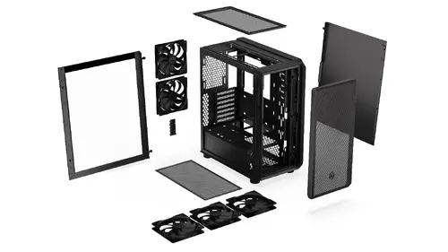 Endorfy Arx 500 Air, Mid-Tower, ATX/mATX/mITX, 2x USB-A (3.1 GEN 1), 1x Audio/1x Mic, 5x STRATUS 140 PWM fans, Tempered Glass, Mesh Front Panel, 486×228×429mm, 3 Year Warranty - image 13