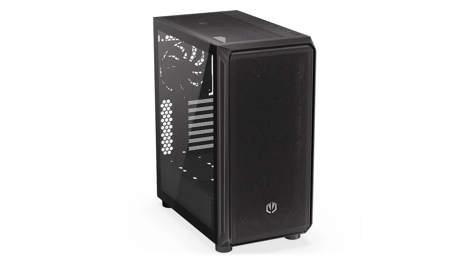 Endorfy Arx 500 Air, Mid-Tower, ATX/mATX/mITX, 2x USB-A (3.1 GEN 1), 1x Audio/1x Mic, 5x STRATUS 140 PWM fans, Tempered Glass, Mesh Front Panel, 486×228×429mm, 3 Year Warranty - image 3