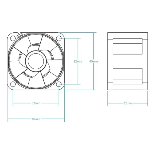 Arctic сървърен вентилатор Server Fan 40x40x28 Dual Ball - S4028-15K - ACFAN00264A - image 5