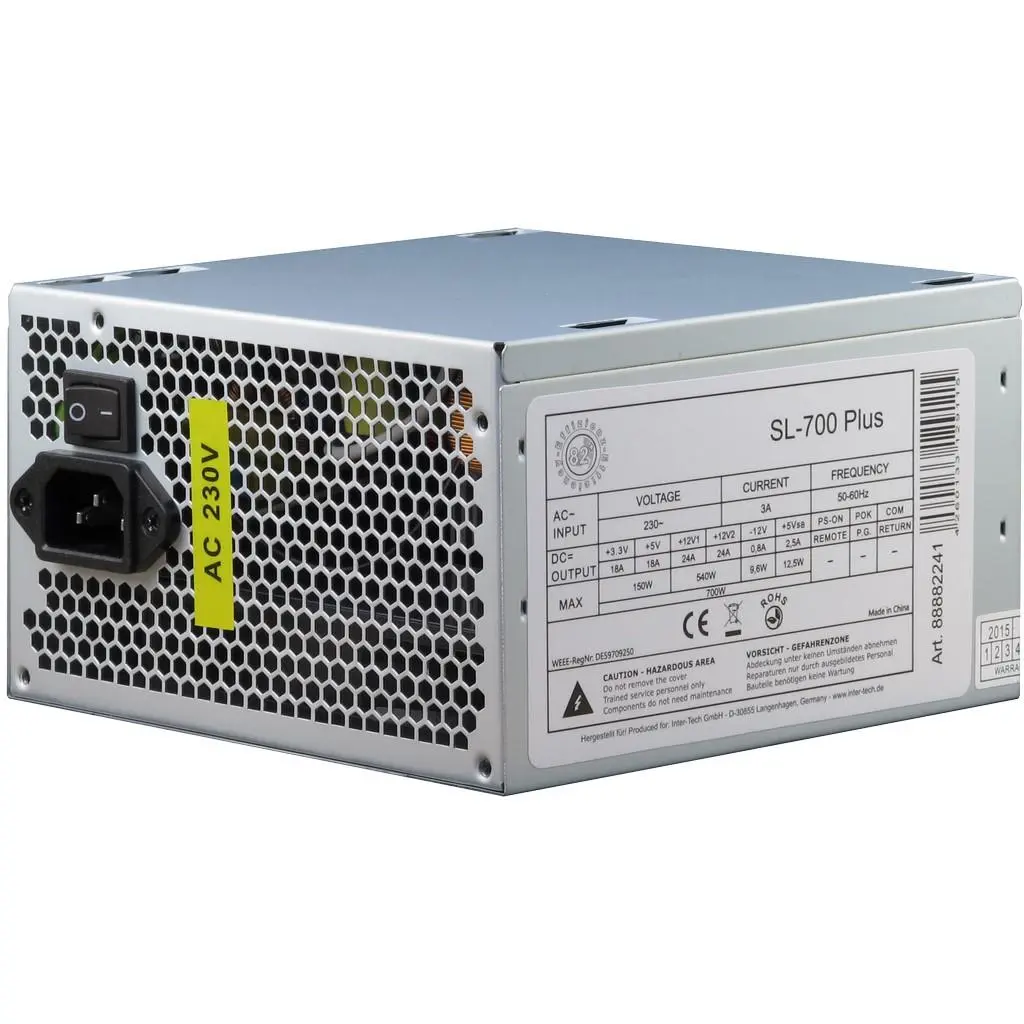 Захранващ блок Inter-Tech SL-700 PLUS, 700W, ATX - image 1