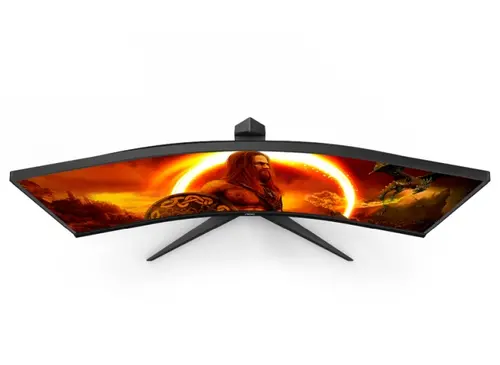 Монитор, AOC CU34G2XP/BK, 34" Curved 1500R VA, WLED, 3440x1440@180Hz, 1ms GtG, 1ms MPRT, 430 cd/m2, 4000:1, 80M:1 DCR, Tilt, Height Adjust, Swivel, 2xHDMI, 2xDP, USB hub - image 3