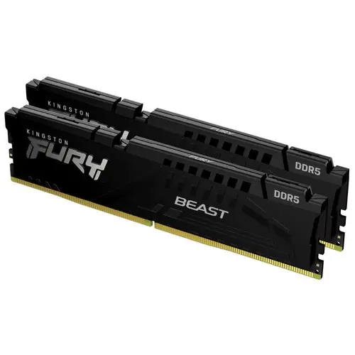 Памет, Kingston FURY Beast 16GB (2x8GB) DDR5 6000 MHz CL36 Black
