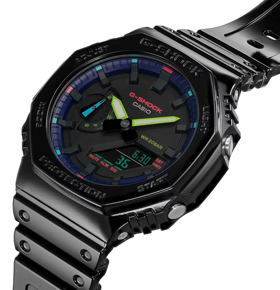 Мъжки часовник Casio G-Shock RGB Series - GA-2100RGB-1AER - image 1