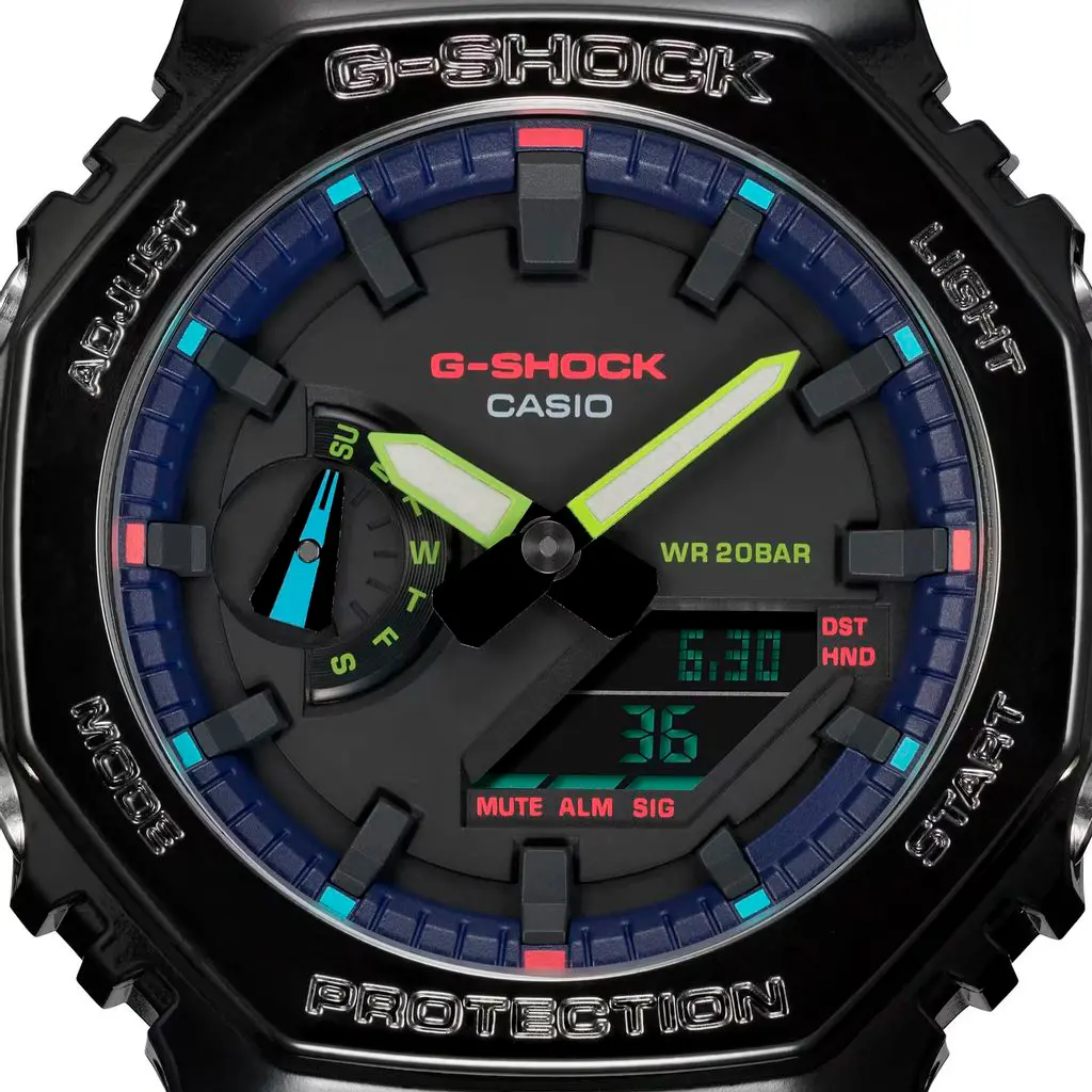 Мъжки часовник Casio G-Shock RGB Series - GA-2100RGB-1AER - image 3