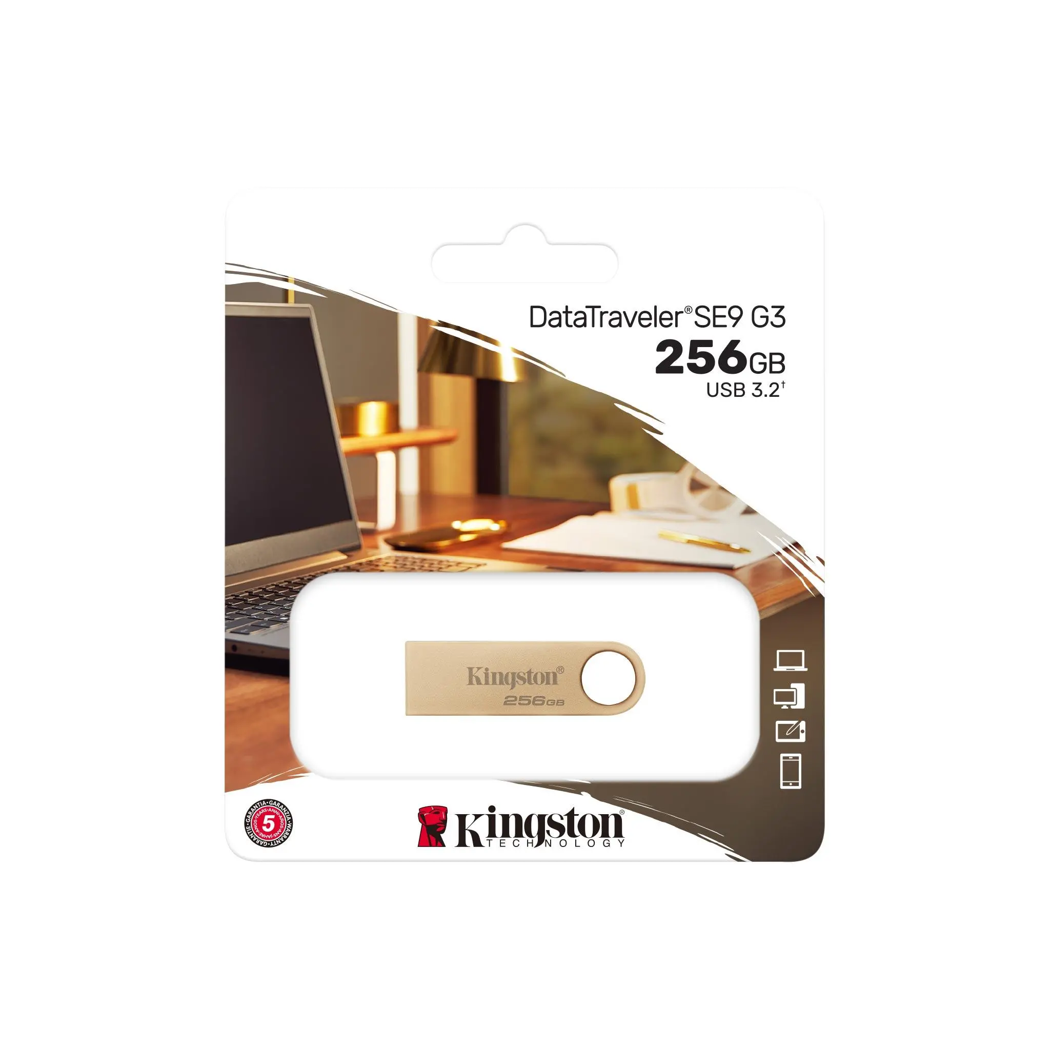 USB памет KINGSTON DataTraveler SE9 G3, 256GB, USB 3.2 Gen 1 - image 2