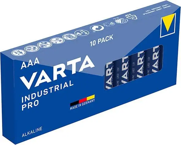 Αλκαλικές μπαταρίες βιομηχανικές LR03 AAA 1,5V 10PK INDUSTRIAL PRO4003 VARTA