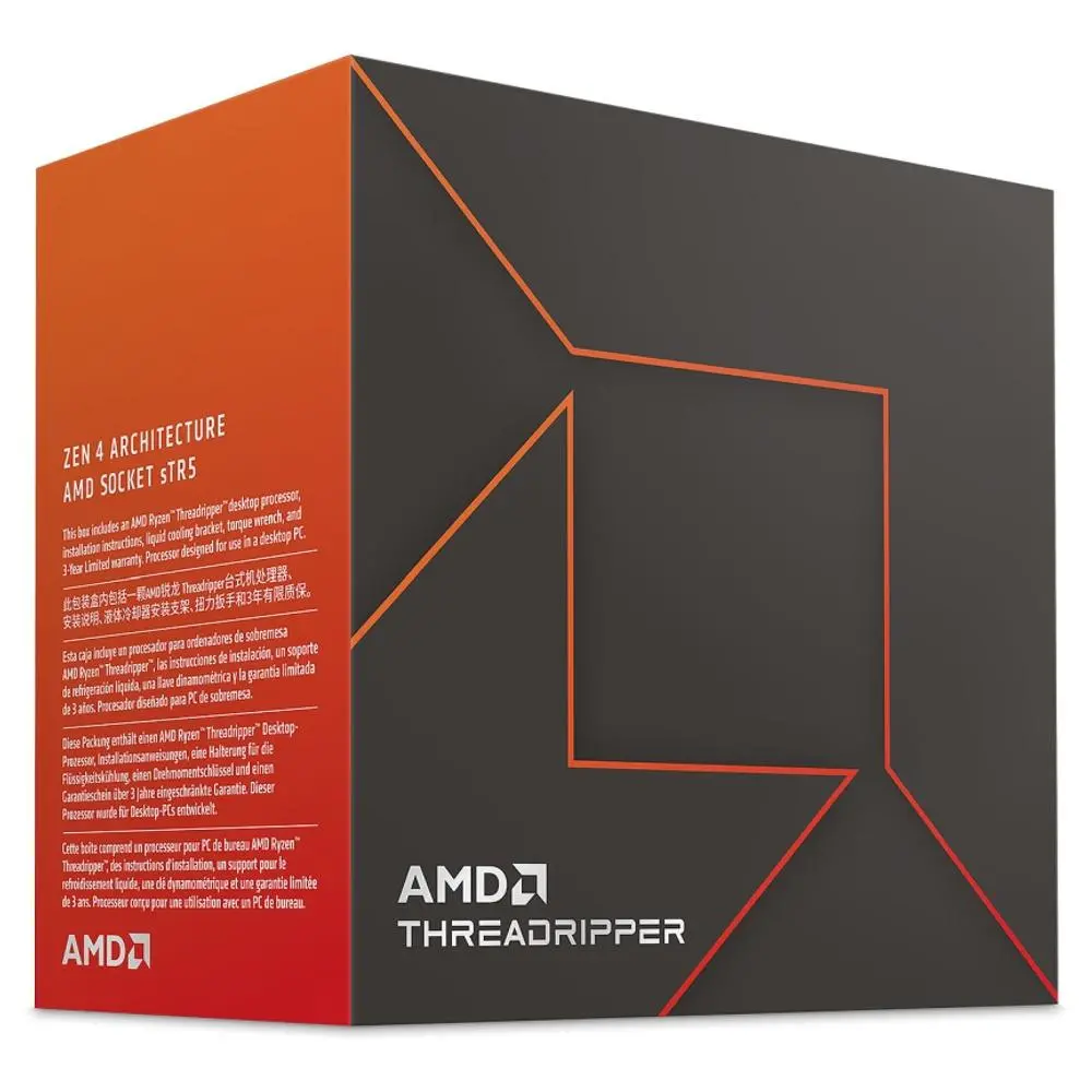 Процесор, AMD Ryzen Threadripper 7970X 32C/64T (4.0GHz / 5.3GHz Boost, 160MB, 350W, sTR5)