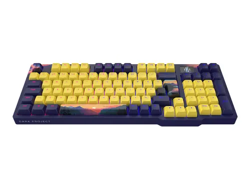 Геймърскa механична клавиатура Dark Project 98A Sunset RGB  - G3MS Sapphire Switches, PBT - image 1