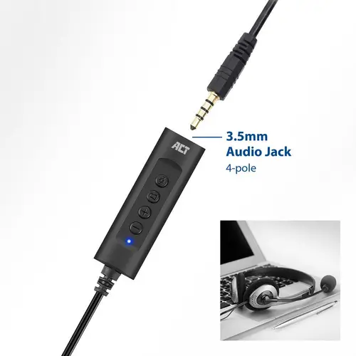 Placă de sunet Ewent AC9360, 2.0, USB, 3.5 mm, Neagră - 4