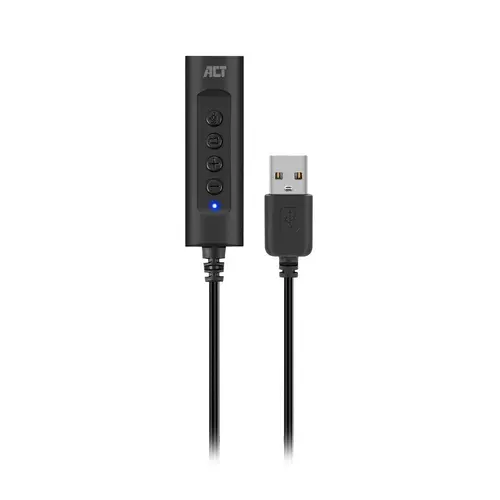 Κάρτα ήχου Ewent AC9360, 2.0, USB, 3.5 mm, Μαύρη - 1