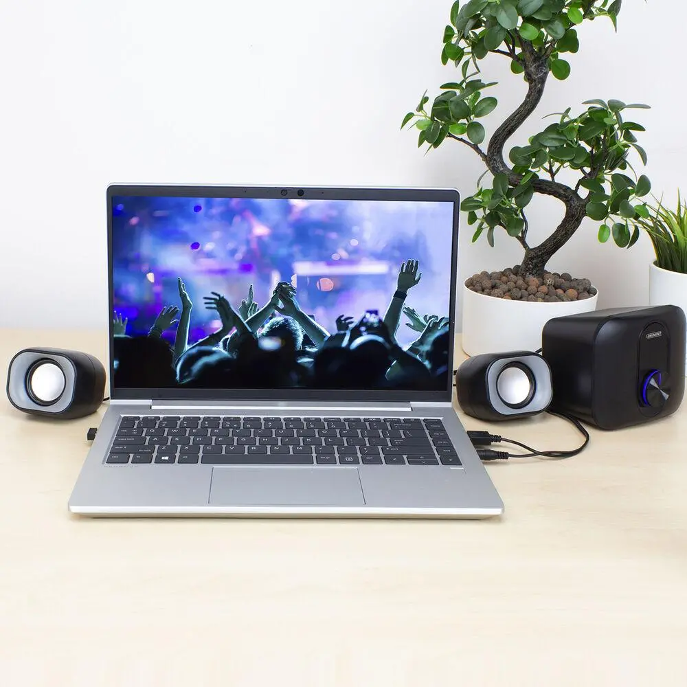 Σύστημα ηχείων EWENT Eminent 2.1, 3.5 mm, USB, 11W - image 3