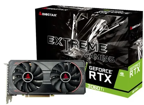 Placă video BIOSTAR GeForce RTX 3060 TI 8GB GDDR6 - 4