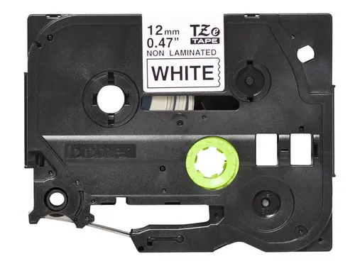 BROTHER TZEN231 12mm ΜΑΥΡΟ ΣΕ ΛΕΥΚΟ ΑΥΤΟΚΟΛΛΗΤΗ ΤΑΙΝΙΑ ΧΩΡΙΣ ΠΛΑΣΤΙΚΟΠΟΙΗΣΗ - 1