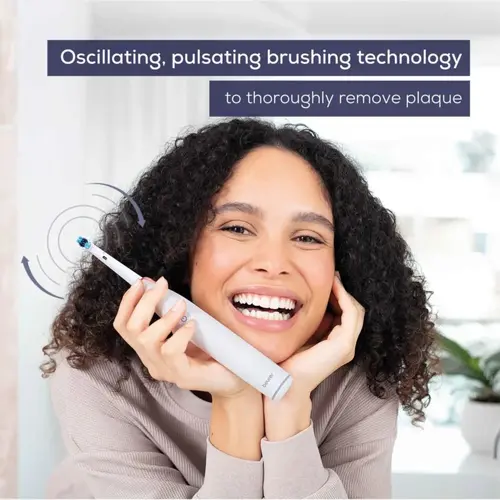 Електрическа четка за зъби, Beurer TB 30 Electric toothbrush; 2 cleaning programs; 20days Battery life; 2-min timer; Oscillating, pulsating, brushing technology; Incl. charger, USB cable with adapter & CBH; white - image 5