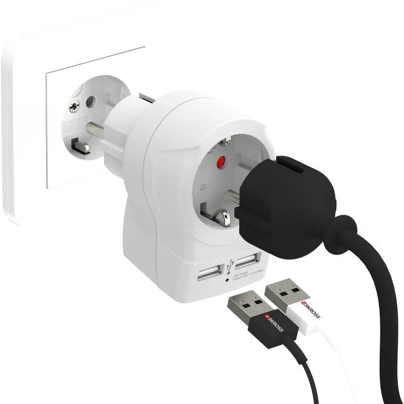 Skross πρίζα με 2 x θύρες USB - image 1
